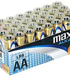 Алкални батерии MAXELL LR6 15V AA 32 бр. pack