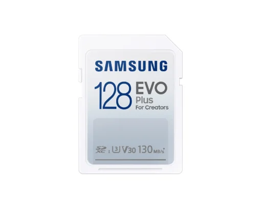 Карта памет Samsung EVO Plus SD Card 128GB Бяла