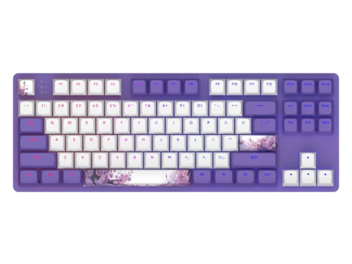 Геймърскa механична клавиатура Dark Project 87 Violet Horizons RGB TKL - G3MS Sapphire Switches