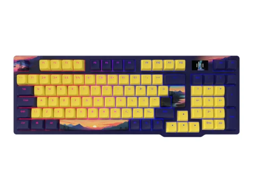 Геймърскa механична клавиатура Dark Project 98A Sunset RGB TKL  - G3MS Sapphire Switches