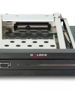 Чекмедже Delock 3.5Prime; За 1 x 2.5Prime; SATA HDD / SSD Черен