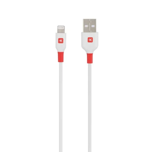 Кабел Skross Lightning - USB-A 2.0 мъжко 2.0 м Бял