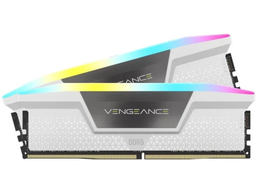 Памет за компютър Corsair Vengeance White RGB 32GB(2x16GB) DDR5 6000MHz CL36