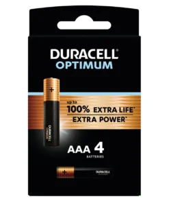 Алкална батерия DURACELL OPTIMUM  MX2400 LR03 AAA /4 бр. в блистер/ 1.5V