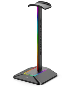 Поставка за слушалки FragON 2U RGB - Черна