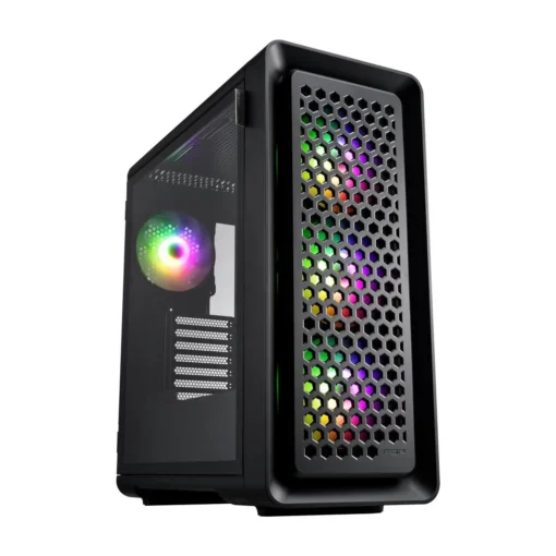 Кутия за компютър FSP CUT593 ATX Ultra-Tower Type-C 4 x ARGB 140mm Черна