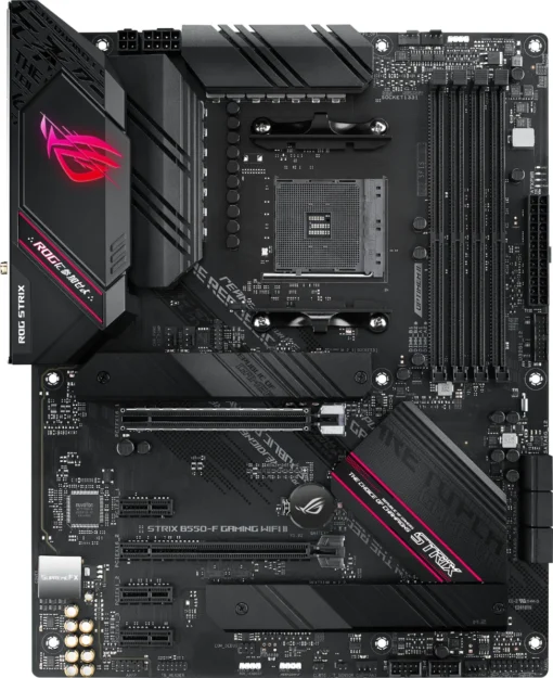 Дънна платка ASUS ROG STRIX B550-F GAMING WIFI II AMD AM4 ATX 4x DDR4 dual M.2 WiFi 6E PCIe 4.0 Aura Sync