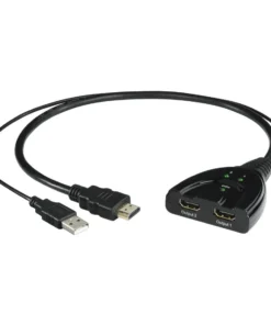 Сплитер HDMI HAMA HDMI мъжко - 2 x HDMI женско 4K Черен