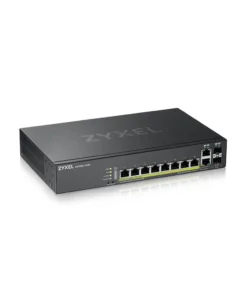 Суич ZyXEL GS-2220-10HP 10 портов Layer2+ 8x Gigabit PoE + 2x Gigabit combo (RJ45/SFP)