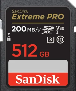Карта памет SANDISK Extreme PRO SDHC 512GB UHS-1 Class 10 U3 140 MB/s