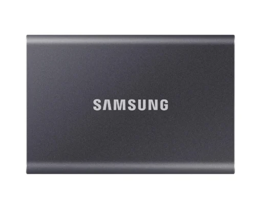 Външен SSD диск Samsung T7 Titan Grey SSD 2000GB USB-C Сив