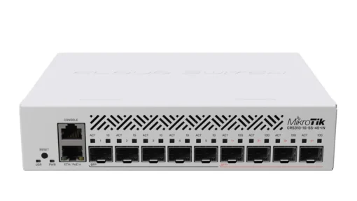 Суич MikroTik CRS310-1G-5S-4S+IN L3 Gigabit Ethernet (10/100/1000) Захранване по Ethernet (PoE)