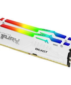 Памет за компютър Kingston FURY Beast White RGB 64GB(2x32GB) DDR5 6000MHz CL36 AMD EXPO