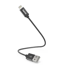 Кабел за зареждане HAMA USB-A - Lightning 0.2м черен