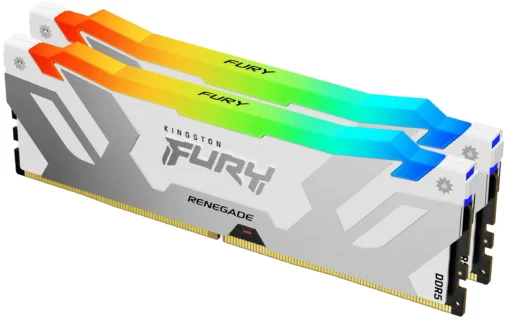 Памет за компютър Kingston Fury Renegade White RGB 32GB(2x16GB) DDR5 7200MHz CL38 KF572C38RWAK2-32
