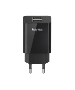 Мрежово зарядно HAMA Universal 2 x USB-A 2.1 A Черен