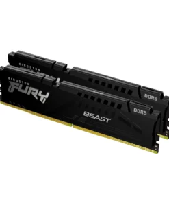 Памет за компютър Kingston FURY Beast Black 32GB(2x16GB) DDR5 6000MHz CL30 KF560C30BBK2-32 -