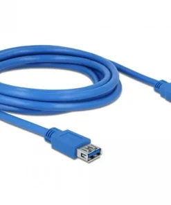 Удължителен кабел Delock USB-A мъжко - USB-А женско 3 м Екраниран