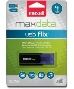 USB памет MAXELL FLIX USB 2.0 4GB Черна