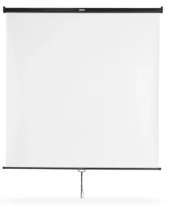 Екран за стена Roll-up 175 x 175 cm; 1:1 мобилен за таван или стенен монтаж