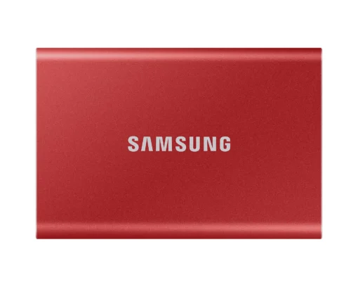Външен SSD диск Samsung T7 Indigo Red SSD 2TB USB-C Червен