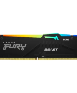 Памет за компютър Kingston FURY Beast Black RGB 32GB DDR5 6000MHz CL30 KF560C30BBEA-32 - AMD