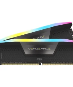 Памет за компютър Corsair Vengeance Black RGB 32GB(2x16GB) DDR5 PC5-48000 6000MHz CL46