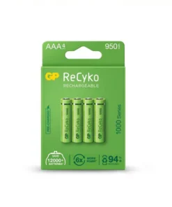 Акумулаторна Батерия GP R03 AAA 1000mAh NiMH 100AAAHCE-EB4 4 бр. в опаковка