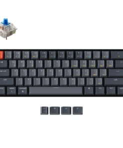 Геймърска Механична клавиатура Keychron K12 Hot-Swappable 60% Gateron Blue Switch White LED