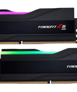 Памет за компютър G.SKILL Trident Z5 RGB 64GB(2x32GB) DDR5 PC5-48000 6000MHz CL30 F5-6000J3040G32GX2-TZ5RK Intel