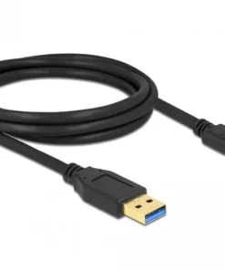 Кабел Delock SuperSpeed USB-A мъжко - USB-C мъжко (USB 3.2 Gen 2) 10 Gbps 2 м