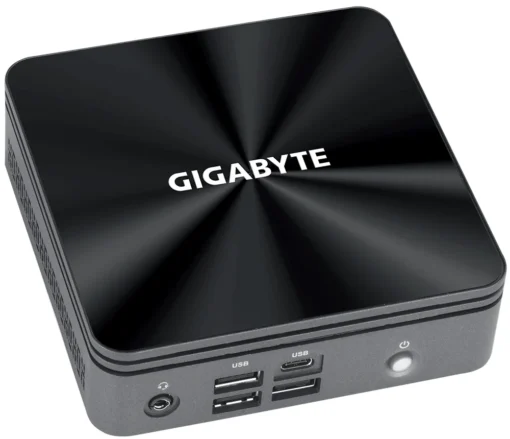 Настолен компютър Gigabyte Brix BRi5H-10210 Intel Core i5-10210U 2 x SO-DIMM DDR4 SSD NVMe USB-C WF+BT