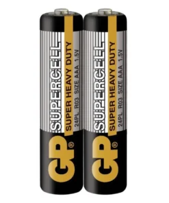 Цинк карбонова батерия GP SUPERCELL R03 AAA 2 бр. shrink 1.5V