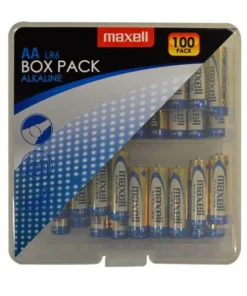 Алкални батерии MAXELL LR6 AA 10x10 бр / 100 бр. в PVC кутия
