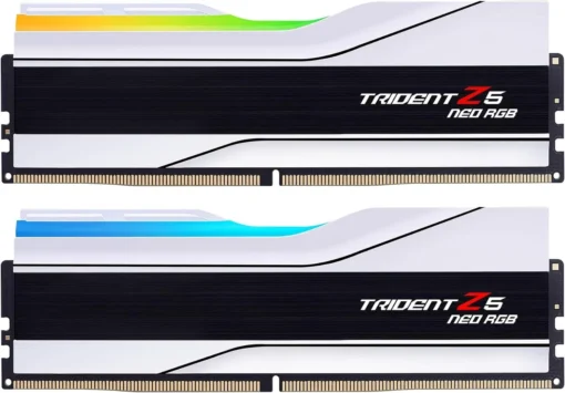 Памет за компютър G.SKILL Trident Z5 Neo RGB White 64GB(2x32GB) DDR5 PC5-48000 6000MHz CL30