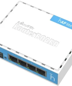 Безжичен Access Point MikroTik hAP lite RB941-2nD 32MB RAM 4xLAN built-in 2.4Ghz 802.11b/g/n