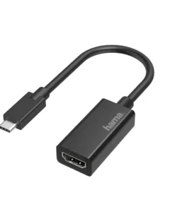 Адаптер HAMA 200315 USB-C мъжко - HDMI женско Ultra HD 4K Черен