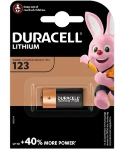 Батерия литиева Фото DURACELL CR-123 3V
