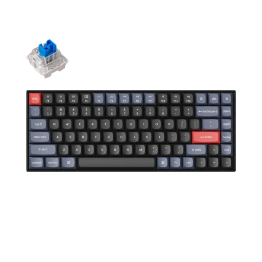 Геймърска механична клавиатура Keychron K2 Pro Hot-Swappable Keychron K Pro Mechanical Blue Switch White