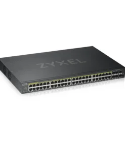 Суич ZYXEL GS1920-48HP 44х GbE порта 4х Combo порта SFP/RJ-45 Управляем Монтаж в