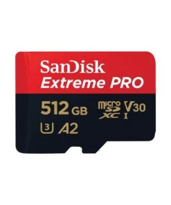 Карта памет SANDISK Extreme PRO microSDXC 512GB Class 10 U3 A2 V30 140 MB/s с адаптер до