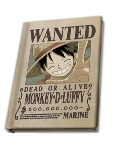 Тефтер ABYSTYLE ONE PIECE Notebook Wanted Luffy A5 180 страници
