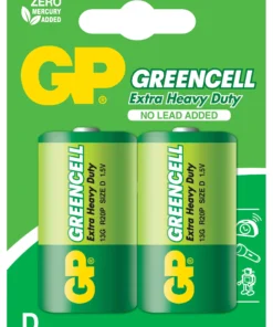 Цинк карбонова батерия GP R20 Greencell 13G-U2 2 бр. в опаковка blister