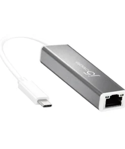 Мрежова карта j5Create JCE133G Тип USB-C 3.1 Gen1 Gigabit Ethernet Сив