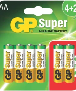 Алкална батерия GP SUPER LR6 AA / 4+2 бр. в опаковка 1.5V GP-BA-15A21-SBV6