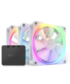 Комплект вентилатори NZXT F120 RGB White 3 броя и NZXT RGB