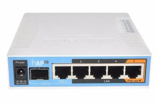 Безжичен Access Point MikroTik hAP AC RB962UiGS-5HacT2HnT 5x 10/100/1000 USB 2.0