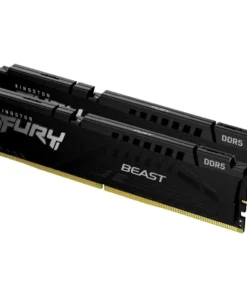Памет за компютър Kingston FURY Beast Black 32GB(2x16GB) DDR5 PC5-44800 5600MHz CL40