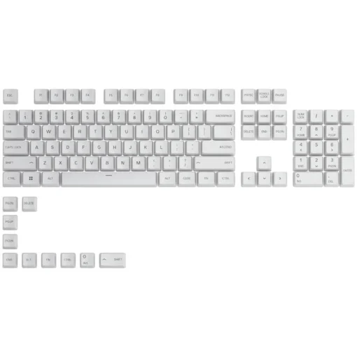 Капачки за механична клавиатура Glorious GPBT - 114 PBT keycaps Arctic