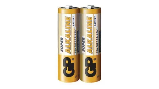 Алкална батерия GP SUPER LR6 AA 2 бр. в опаковка / shrink 1.5V